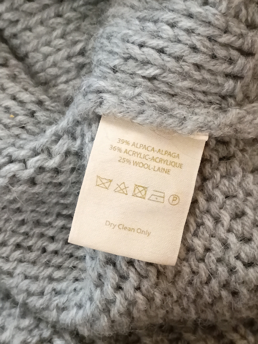 Free People Cozy Cable-Knit Turtleneck Sweater Dress Gray XXS - Picture 8 of 9